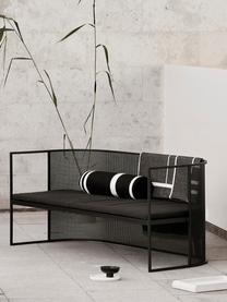 Outdoor zitkussen Bauhaus, Bekleding: 100% acryl stof Met 30.00, Zwart, B 166 x L 63 cm