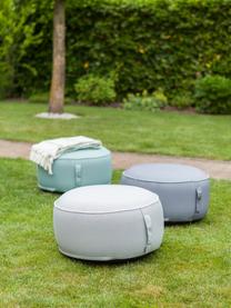 Pouf gonfiabile Maxime, Rivestimento: poliestere resistente ai , Verde menta, Ø 55 x Alt. 25 cm