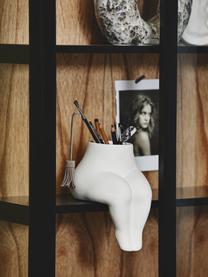 Vaso bianco di design Avaji, Ceramica, Bianco, Larg. 16 x Alt. 20 cm