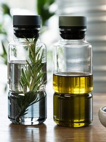 Vinagrera o aceitera con degradado Billund, Botella: vidrio borosilicato, Transparente, azul oscuro, Ø 6 x Al 16 cm