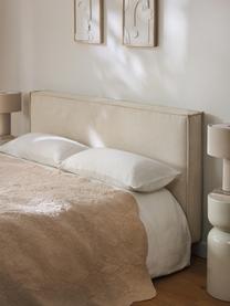 Tête de lit matelassée Kamila, Beige clair, larg. 150 x haut. 80 cm