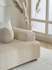Divano 3 posti in velluto a coste Melva, Rivestimento: velluto a coste (92% poli, Struttura: legno di pino massiccio c, Piedini: plastica, Velluto a coste beige chiaro, Larg. 238 x Prof. 101 cm