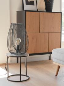 Malá stolní lampa z kovu Lucid, Černá, Ø 22 cm, V 33 cm