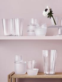 Design-Vase Alvar Aalto, Glas, Transparent, H 16 cm