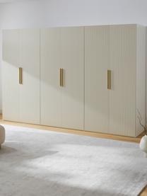 Modulaire draaideurkast Simone, 300 cm breed, diverse varianten, Hout, beige, Klassiek interieur, B 300 x H 236 cm