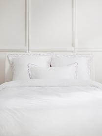 Funda de almohada de algodón con volantes Atina, 100% algodón

Densidad de hilo 200 TC, calidad confort

El algodón da una sensación agradable y suave en la piel, absorbe bien la humedad y es adecuado para personas alérgicas., Lila, blanco, An 45 x L 110 cm