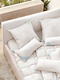 Cuscino medio con piume Standard, Rivestimento: 100% cotone, twill maco c, Bianco, Larg. 40 x Lung. 80 cm