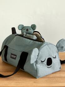 Sac enfant à bandoulière Koala, 100 % coton bio, certifié GOTS, Bleu-gris, larg. 40 x haut. 20 cm