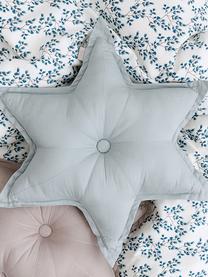 Cuscino imbottito a stella in cotone bio Star, Rivestimento: 100% cotone organico cert, Grigio, Larg. 45 x Lung. 45 cm