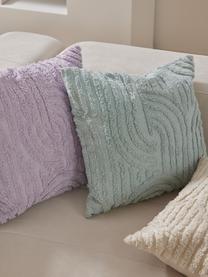 Poszewka na poduszkę z bawełny Bell, 100% bawełna, Lawendowy, S 45 x D 45 cm