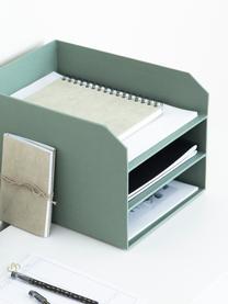 Porte-documents Trey, Carton laminé rigide, Vert sauge, larg. 23 x prof. 32 cm