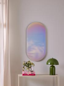 Specchio da parete iridescente Ruby, Retro: pannello di fibra a media, Superficie dello specchio: vetro a specchio temperat, Iridescente, Larg. 80 x Alt. 40 cm