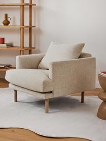 Sofa-Sessel Adrian, Bezug: 47 % Viskose, 23 % Baumwo, Gestell: Sperrholz, Webstoff Beige, B 90 x T 95 cm