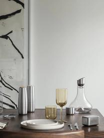 Botervloot Basic van edelstaal, Edelstaal, geborsteld, Zilverkleurig, B 12 cm x H 6 cm