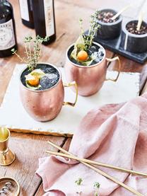 Taza de cobre Moscow Mule Shiny, Acero, exterior de cobre, Bronce, Ø 9 x Al 10 cm, 450 ml