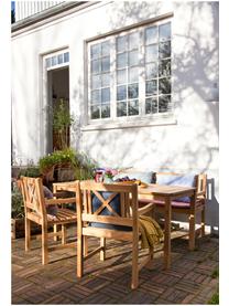 Krzesło ogrodowe z drewna tekowego Rosenborg, Drewno tekowe, piaskowane
Posiada certyfikat V-Legal, Drewno tekowe, B 59 x W 89 cm