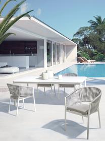 Chaise de jardin empilable Florencia, Gris, blanc, larg. 60 x haut. 80 cm