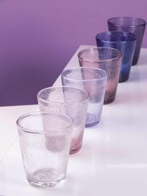 Komplet szklanek Cancun, 6 elem., Szkło, Odcienie lila, Ø 9 x W 10 cm, 330 ml