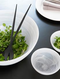 Schwarzes Salatbesteck Krenit aus Melamin,  2er-Set, Melamin, Schwarz, L 30 cm