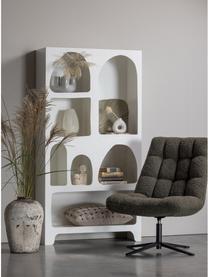 Étagère Zacun, Contreplaqué, enduit, certifié FSC, Blanc, larg. 95 x haut. 180 cm