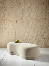 Samt-Kindersitzbank Coconino Mini, Bezug: Samt (89 % Baumwolle, 11 , Korpus: Holz, Samt Beige, B 90 x T 43 cm