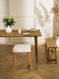 Cuscino sedia alto Zoey 2 pz, Rivestimento: 100% cotone, Bianco latte, Larg. 40 x Lung. 40 cm