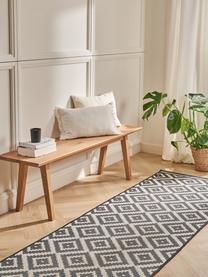 In- & Outdoor-Läufer Miami, 70 % Polypropylen, 30% Polyester

Das in diesem Produkt verwendete Material ist Schadstoff geprüft und zertifiziert nach STANDARD 100 by OEKO-TEX®, 13.HTR.20785, Hohenstein HTTI, Schwarz, Weiß, B 80 x L 250 cm