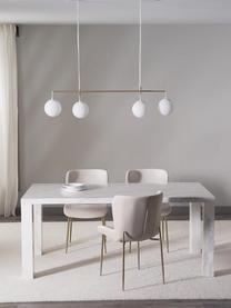 Velké závěsné svítidlo Flux, Bílá, Š 127 cm, V 150 cm