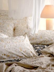 Funda nórdica de percal Lamia, Beige, Cama 180/200 cm (260 x 240 cm)