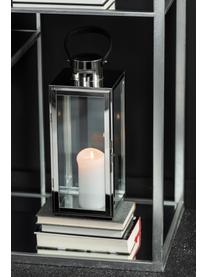 Lanterne Trevas, Couleur argentée, transparent, larg. 21 x haut. 53 cm