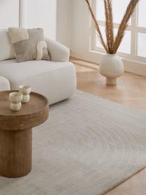 Wollteppich Mason, handgetuftet, Flor: 100 % Wolle, Hellgrau, B 160 x L 230 cm (Grösse M)
