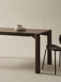 Jedálenský stôl z borovicového drevo Nyhamn, 180 x 90 cm, Borovicové drevo, Tmavé borovicové drevo, Š 180 x V 76 cm