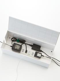 Kabel-Box Web, Kunststoff (Polycarbonat), Polyresin, Weiß, B 40 x H 15 cm