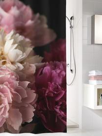 Cortina de baño Rosemarie, 100% poliéster
Repelente al agua, no impermeable, Rosa, lila, negro, An 180 x L 200 cm