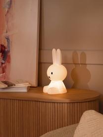 Lampada da tavolo coniglietto a LED Miffy, Silicone, privo di BPA, Bianco, Larg. 15 x Alt. 30 cm