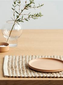 Manteles individuales Rustic, 4 uds., 52% yute, 48% algodón, Beige, An 33 x L 48 cm