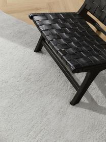Flauschiger Hochflor-Teppich Leighton, Flor: Mikrofaser (100 % Polyest, Hellgrau, B 120 x L 180 cm (Grösse S)