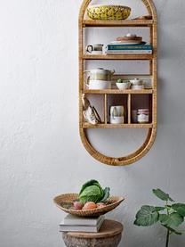 Étagère murale en rotin Neha, Rotin, Beige clair, larg. 45 x haut. 107 cm
