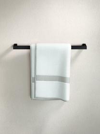 Metalen handdoekhouder Vana, Staal, gepoedercoat, Zwart, B 55 x H 2 cm