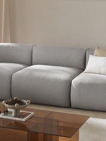 Module central en tissu bouclé Sofia, Bouclé gris clair, larg. 87 x prof. 103 cm