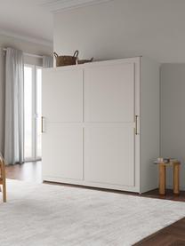 Modulární šatní skříň s posuvnými dveřmi Charlotte, šířka 200 cm, různé varianty, Béžová, Interiér Basic, Š 200 x V 200 cm