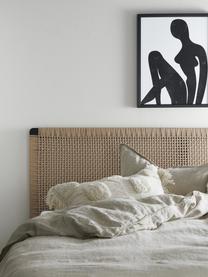 Cabecero Land, Negro, beige, An 180 x Al 120 cm