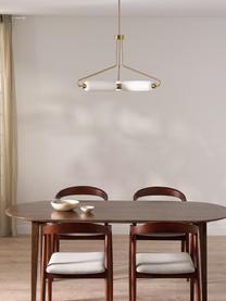 Závesná LED lampa Tate, Odtiene zlatej, biela, Ø 82 x V 83 cm