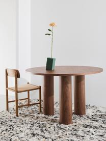 Okrúhly stolík Colette, Ø 120 cm, MDF-doska strednej hustoty s dyha z orechového dreva, s FSC certifikátom, Orechové drevo, Ø 120 x V 72 cm