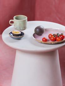 Porcelánové šálky s podšálky Chef, 4 ks, Porcelán, Odstíny zelené, odstíny béžové, Ø 8 cm, V 7 cm, 220 ml