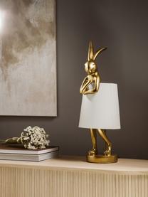 Lampa stołowa Rabbit, Biały, odcienie złotego, Ø 23 x W 68 cm