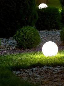 Bodenleuchte Ball mit Stecker, Weiß, Schwarz, Ø 20 x H 64 cm