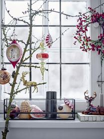 Couronne de Noël avec baies Ledya, Plastique, Rouge, Ø 23 x haut. 23 cm