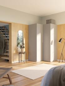 Modulaire hoekkast Leon, 115 cm breed, Lichtgrijs, Hoekmodule, B 115 x H 200 cm