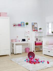 Kinderwandplank Eco Comfort van grenenhout, Massief grenenhout, FSC-gecertificeerd, multiplex, Wit, B 90 x H 25 cm